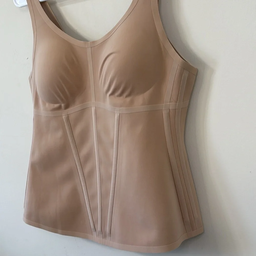 Honeylove Boldness Tank Shapewear Rose Tan Size XL - Picture 4 of 7